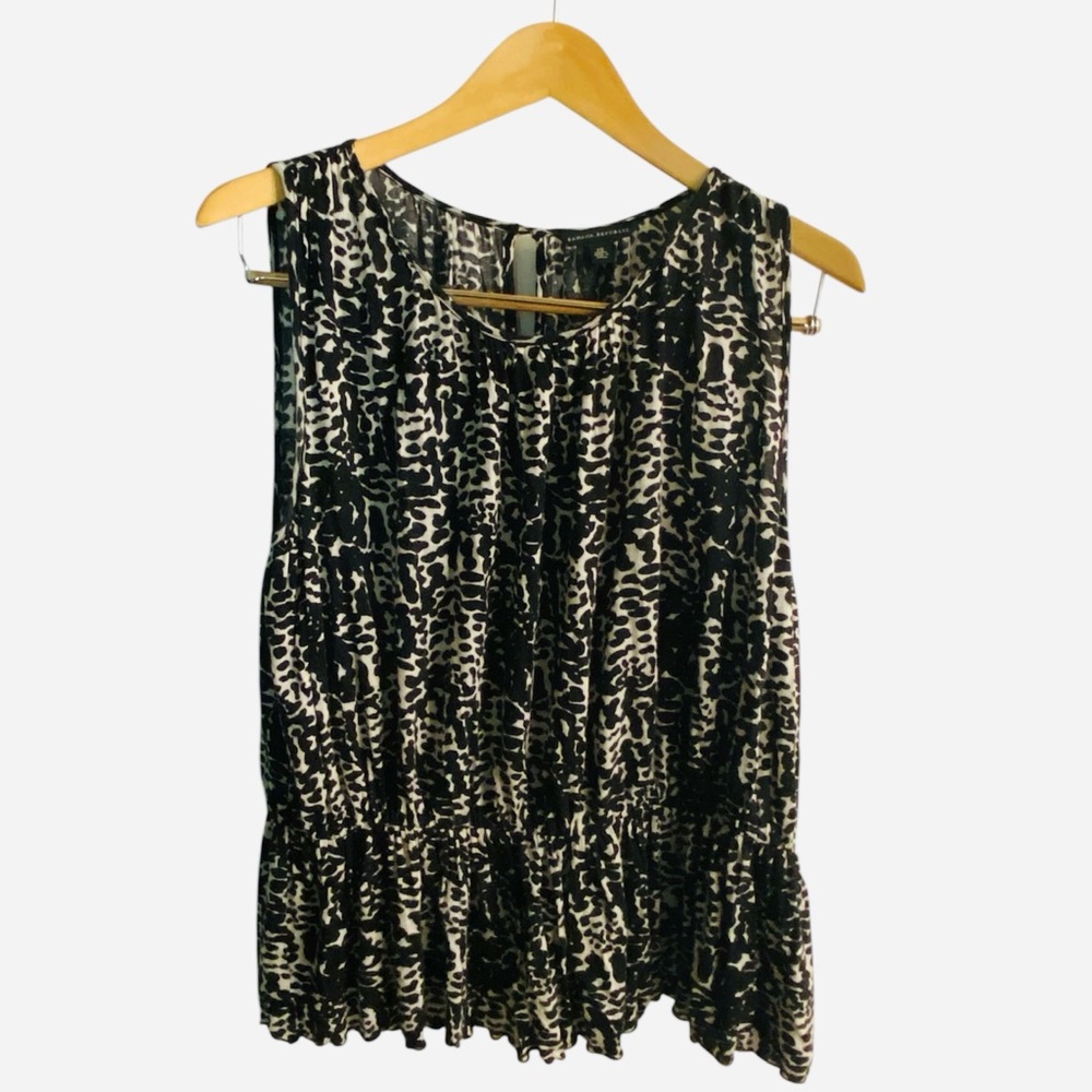 Banana Republic Black and White sleeveless top